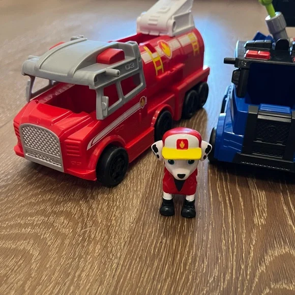 Paw Patrol Chase Marshall Big Truck Pups Rescue Truck - Picture 2 of 10